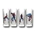 Marvel Comics Tall Shooter Glasses set of 4