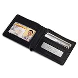 Personalized Black Bifold Wallet Gift