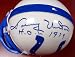 Johnny Unitas Autographed/Hand Signed Colts Mini Helmet HOF 1979 PSA/DNA #K09850