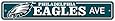 Philadelphia Eagles Plastic Street Sign