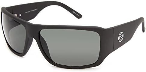 FILTRATE Tracer 2 Polarized Sunglasses, Matte Black/Grey Polarized