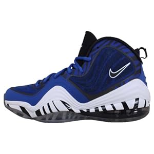 Nike Men's Air Penny V, Memphis Tigers-ROYAL BLUE/BLACK-WHITE, 14 M US