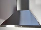 Cooker Hood 60cm Stainless Steel Extract Fan.  Massive 850m3/hr Extraction with FREE Vent Kit Included