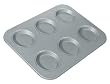 Fox Run Non-Stick 6-Cup Large Shallow Muffin Pan