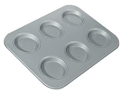 Muffin Top Pan 1/8 Cup 6 Cups Nonstick