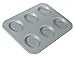 Fox Run Non-Stick 6-Cup Large Shallow Muffin Pan