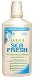JASON Natural Cosmetics Sea Fresh Mouthwash, Deep Sea Spearmint, 16 Ounces