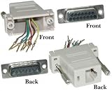 DB15 Male / RJ45, Beige
