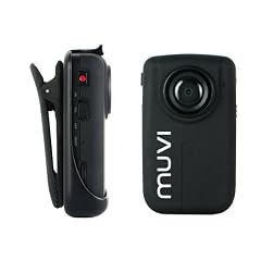 Veho VCC-005-muvi-HD7 Muvi HD Mini-Camcorder (3,8 cm (1,5 Zoll) Dispaly, Fernbedienung und Weitwinkel-Objektiv) schwarz