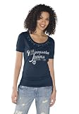 MLB Women's Minnesota Twins Short Sleeve Round Neck (Navy, Medium)