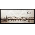 Framed Printed Canvas - Mystique Of Venice (17.5 x 41")