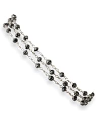 Black Diamond Briolette Bracelet, Best Quality Free Gift Box Satisfaction Guaranteed