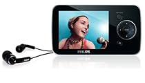 Philips SA52 8 GB Flash Video MP3 Player with FM Radio and 2.8-Inch Color Screen (Black)
