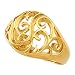 14K Yellow Gold Filigree Ring
