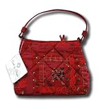 Donna Sharp Quilted Red Log Cabin Petite Handbag Quilt 71084