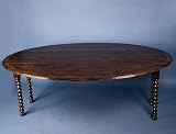 English Cherry Dropleaf Barleytwist Table