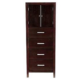 Modus Furniture Nevis Lingerie Chest, Espresso