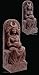 Seated Goddess Plaque - Wood Finish