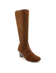 Karen Scott Lena Womens Size 7 Brown Faux Suede Fashion Knee-High Boots