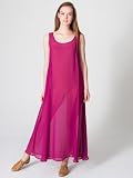 American Apparel Chiffon A-Line Maxi Dress