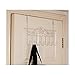 Marrywindix 7 Hooks Metal Over the Door Rack Hanger Hooks Organizer (White)
