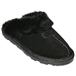 Women's Chandra Suede Scuff Slippers - Black