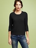 Gap Crewneck Button Shoulder Sweater