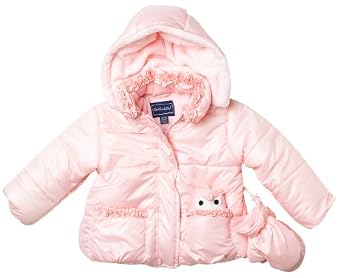Rothschild Baby Girl Bow Back Puffer Jacket