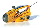 Safe-T-Proof Solar, Hand-Crank Emergency Radio, Flashlight, Beacon, Cell Phone Charger