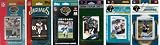 NFL Jacksonville Jaguars Six Different Licensed Trading Card Team Sets