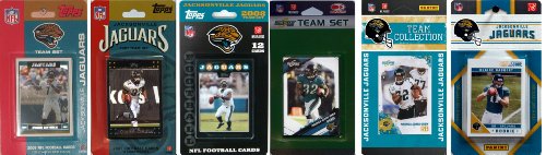 NFL Jacksonville Jaguars Six Different Licensed Trading Card Team Sets