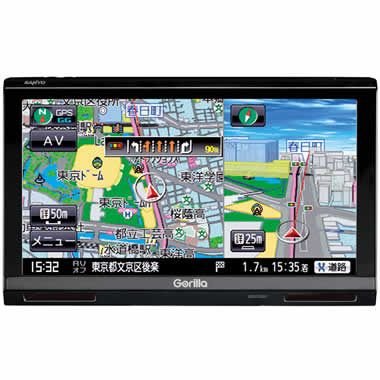 サンヨー 7型　地デジ(12セグ)＋ワンセグチューナー内蔵　ポータブルナビゲーションSANYO　GORILLA(ゴリラ) NV-SD760FT