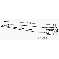 Stainless Steel Pipe Burner for Ducane, BBQ Grillware, Lazy Man, Weber, Great Outdoors, Jenn-Air, Vermont Castings, Tuscany and Perfect Flame Grills