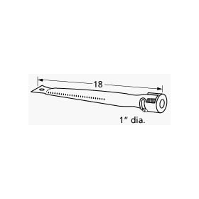 Stainless Steel Pipe Burner for Ducane, BBQ Grillware, Lazy Man, Weber, Great Outdoors, Jenn-Air, Vermont Castings, Tuscany and Perfect Flame Grills