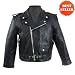 Kids Leather Jackets - Kids Motorcycle Leather Jacket KJ742