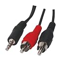 HQ 3,5mm Klinkenstecker Stereo 2 Cinch Kabel (10 m)
