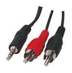 HQ - Cable de audio est�reo (2 RCA y...