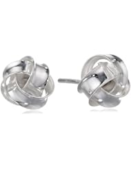 Polished Loveknot Stud Earrings
