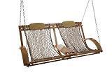 Deluxe Bent Oak Porch Swing Rollup - Mocha - B0012XFTZA