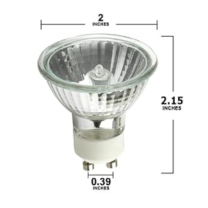 GU10 120v 50w 50MR16 MR-16 50 watts JDR C Halogen Bulb Lamp