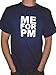 "Me for PM?" Mens Navy T.shirt