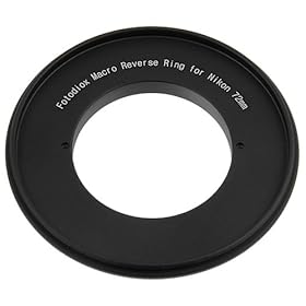 Fotodiox RB2A 72mm Filter Thread Lens, Macro Reverse Ring Camera Mount Adapter, for Nikon D1, D1H, D1X, D2H, D2X, D2Hs, D2Xs, D3, D3X, D3s, D4, D100, D200, D300, D300S, D700, D800, D800E, D40, D50, D60, D70, D70S, D80, D40X, D90, D3000, D3100, D3200, D5000, D5100, D7000, Fuji S1, S2, S3, S5