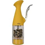Review Trudeau  / Yellow One hand Pepper mill with Peppers finish 5 year warranty Trudeau