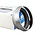 JJC LH-JX100 Silver Metal Lens Hood Adapter Ring for Fujifilm X100 X100S X100T Replace AR-X100