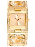 Guess #U13530L1 Women's G Logo Gold Tone Bracelet Watch