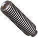 Black Oxide Alloy Steel Set Screw, Hex Socket Drive, 1/2 Dog Point