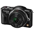 Panasonic Lumix DMC-GF3CEG-K Systemkamera (12 Megapixel, 7,5 cm (3 Zoll) Touchscreen, LiveView, bildstabilisiert) schwarz inkl. Lumix G 14mm Objektiv