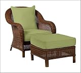 Pottery Barn PB Palmetto All-Weather Wicker Ottoman