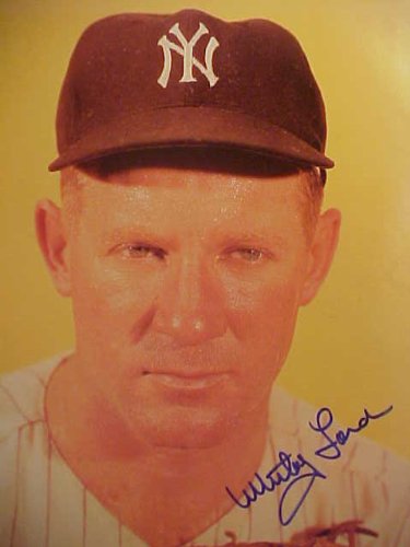 Whitey Ford New York Yankees Autographed Professionally Matted Color Photo With A Personally Obtained Autograph Directly From The Player
