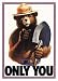 TV Movie Smokey Bear Metal Tin Sign Only You Nostalgic